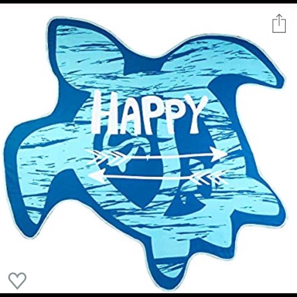 Blue Turtle 🐢 Beach 🏖 Towel NWOT